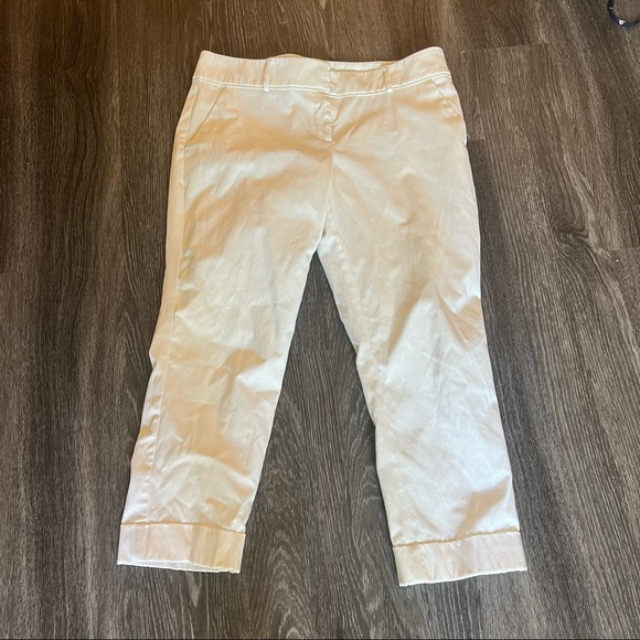 White 7th Avenue Ankle Work Pants. Size 10 - Picture 2 of 4